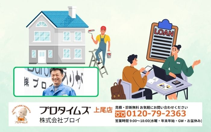 リフォームローンを利用した外壁塗装はブロイにお任せください