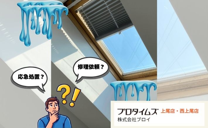伊奈町の天窓（トップライト）雨漏り｜応急処置で済むケース・修理が必要なケース