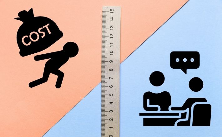 費用感と相談先を見極める物差し