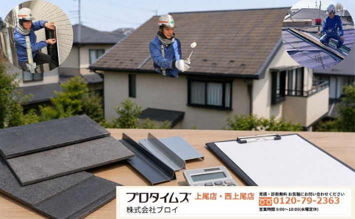 上尾市の屋根修理は、状態と費用を確認してからブロイへご相談ください